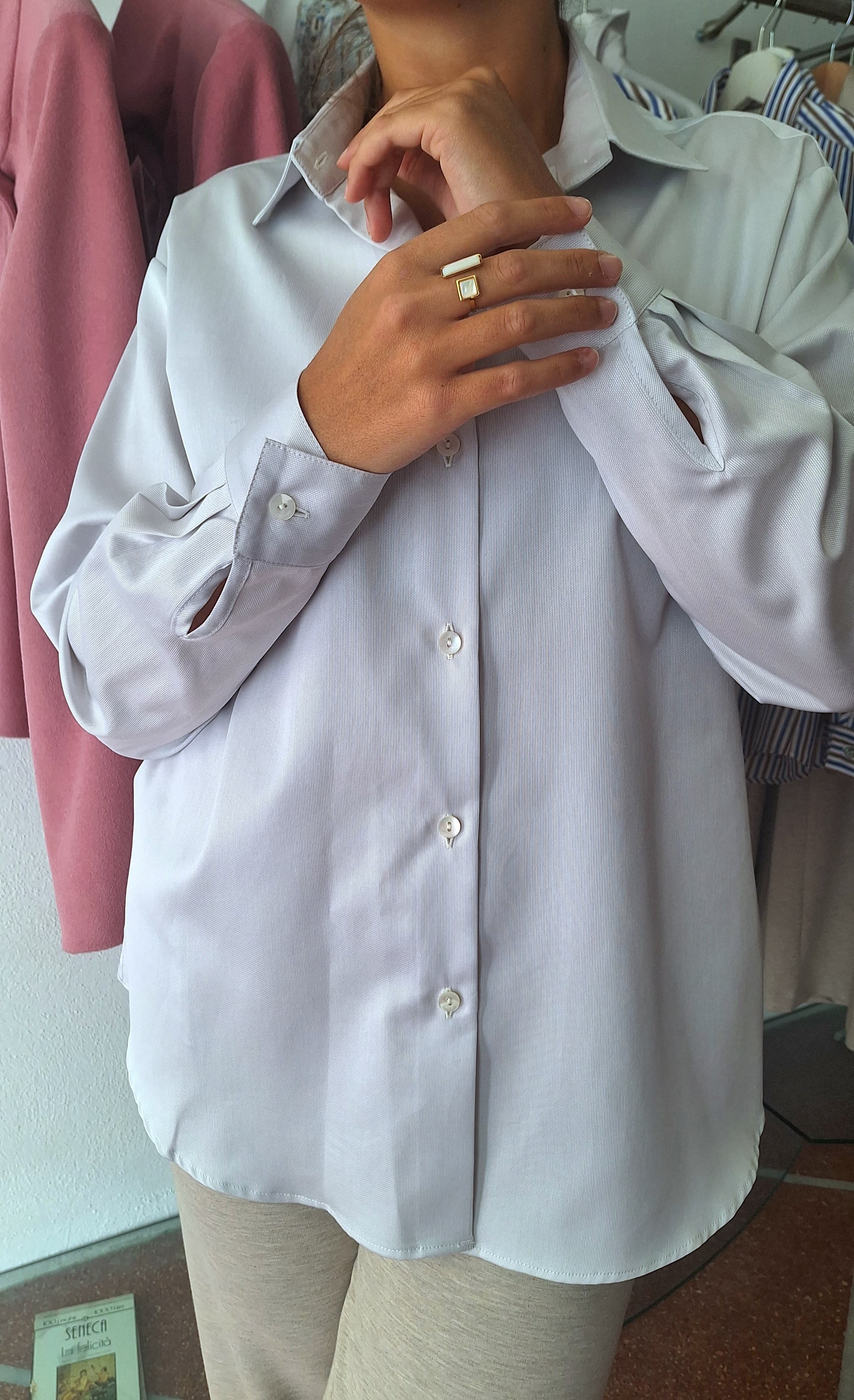 Camicia taglio maschile Oxford