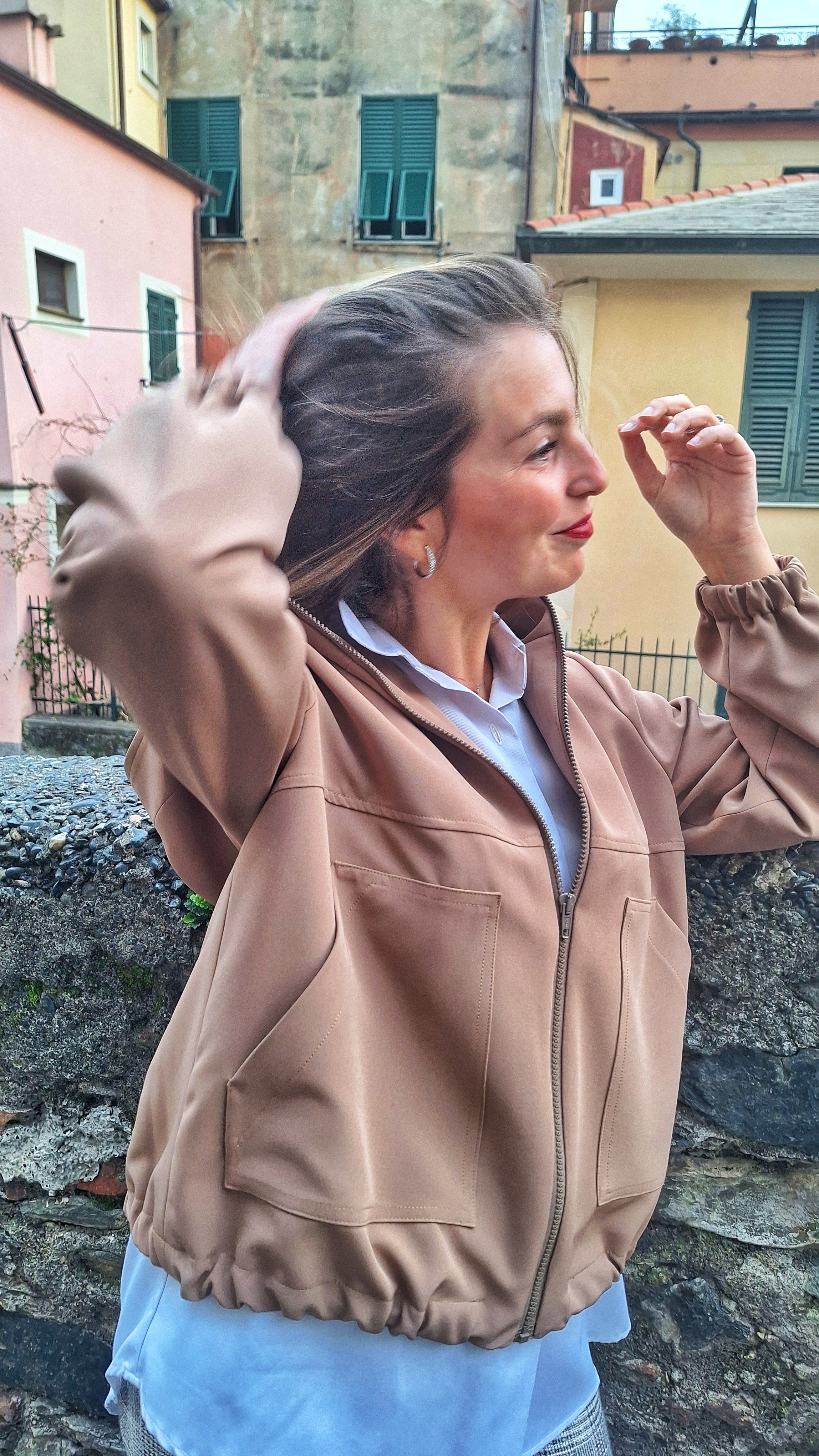 Blouson con cerniera