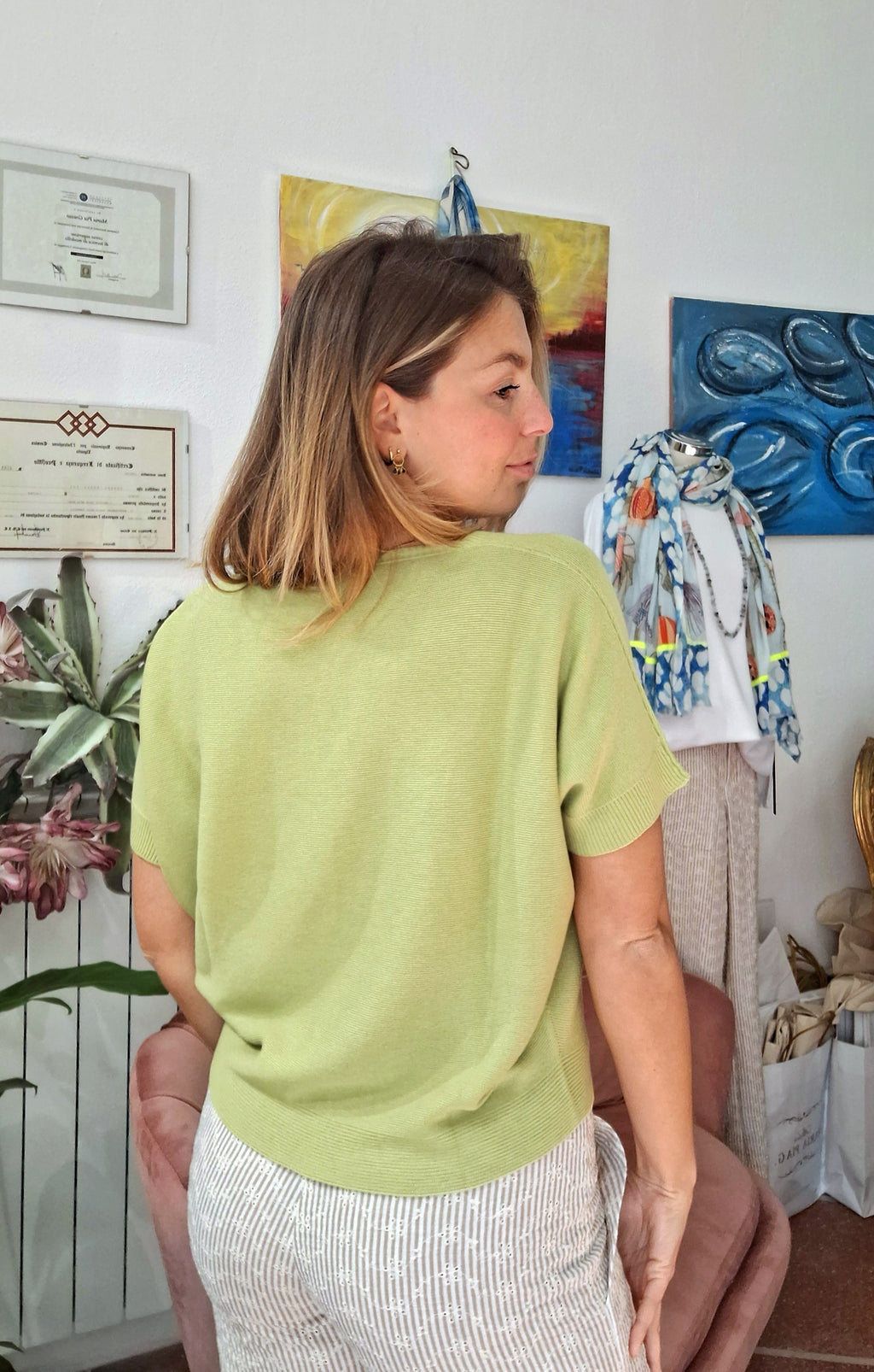 Cardigan/maglia con bottoncini