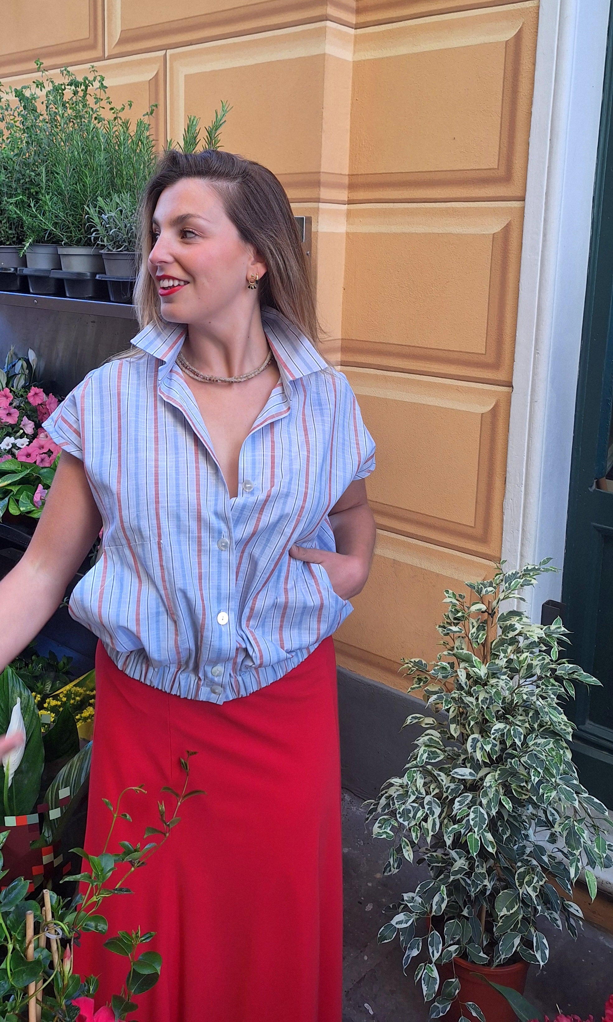 Camicia bomberino in cotone