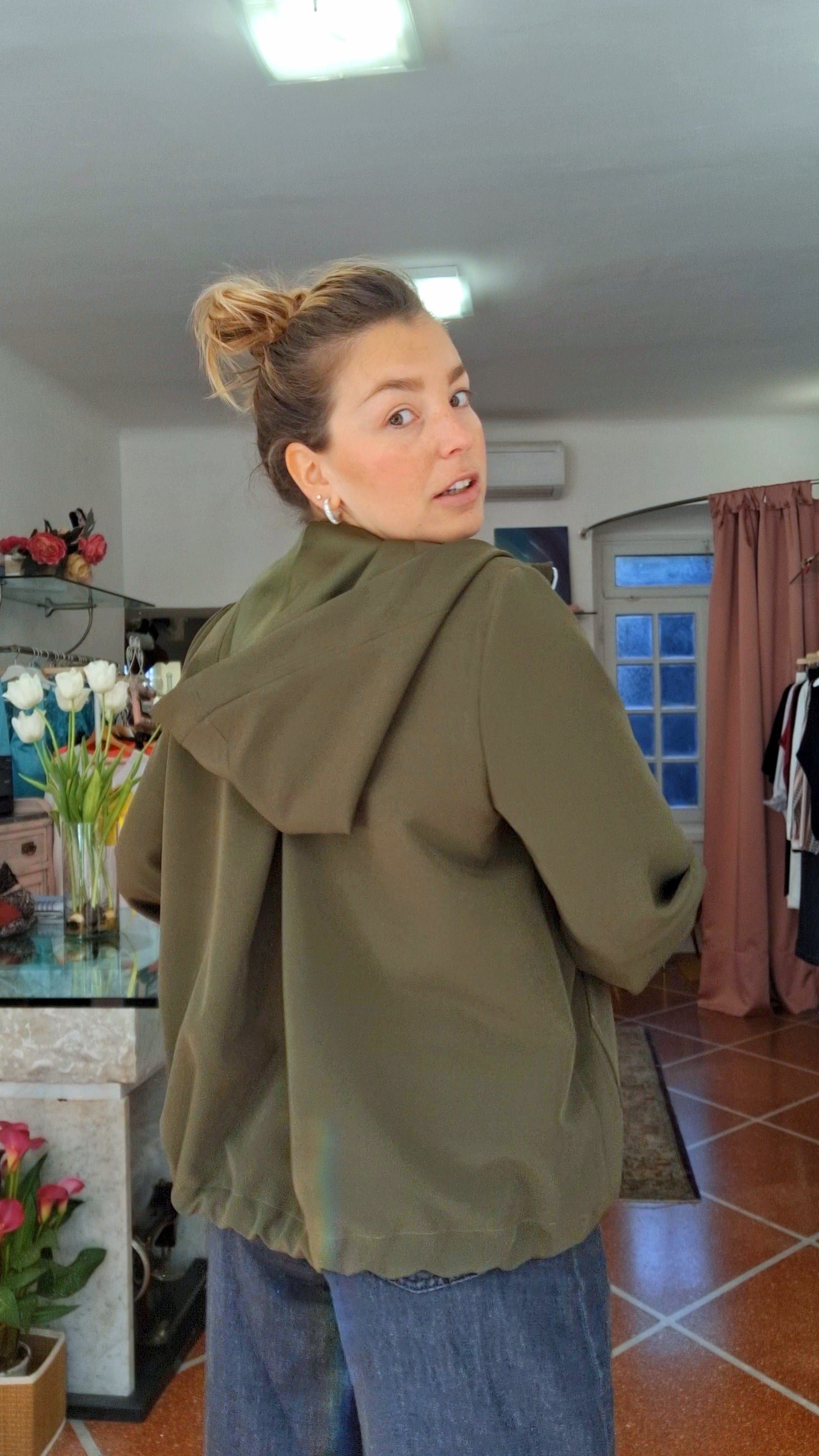 Blouson con cerniera
