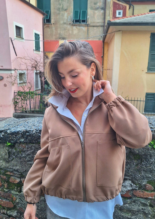 Blouson con cerniera