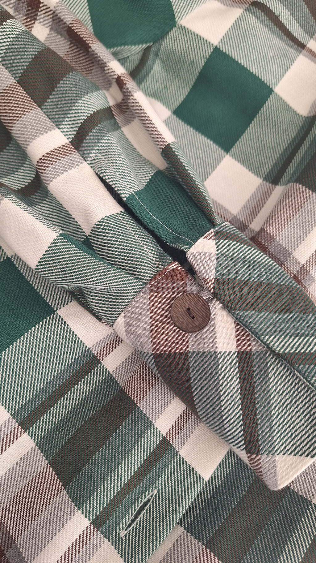 Camicia a quadri in caldo cotone