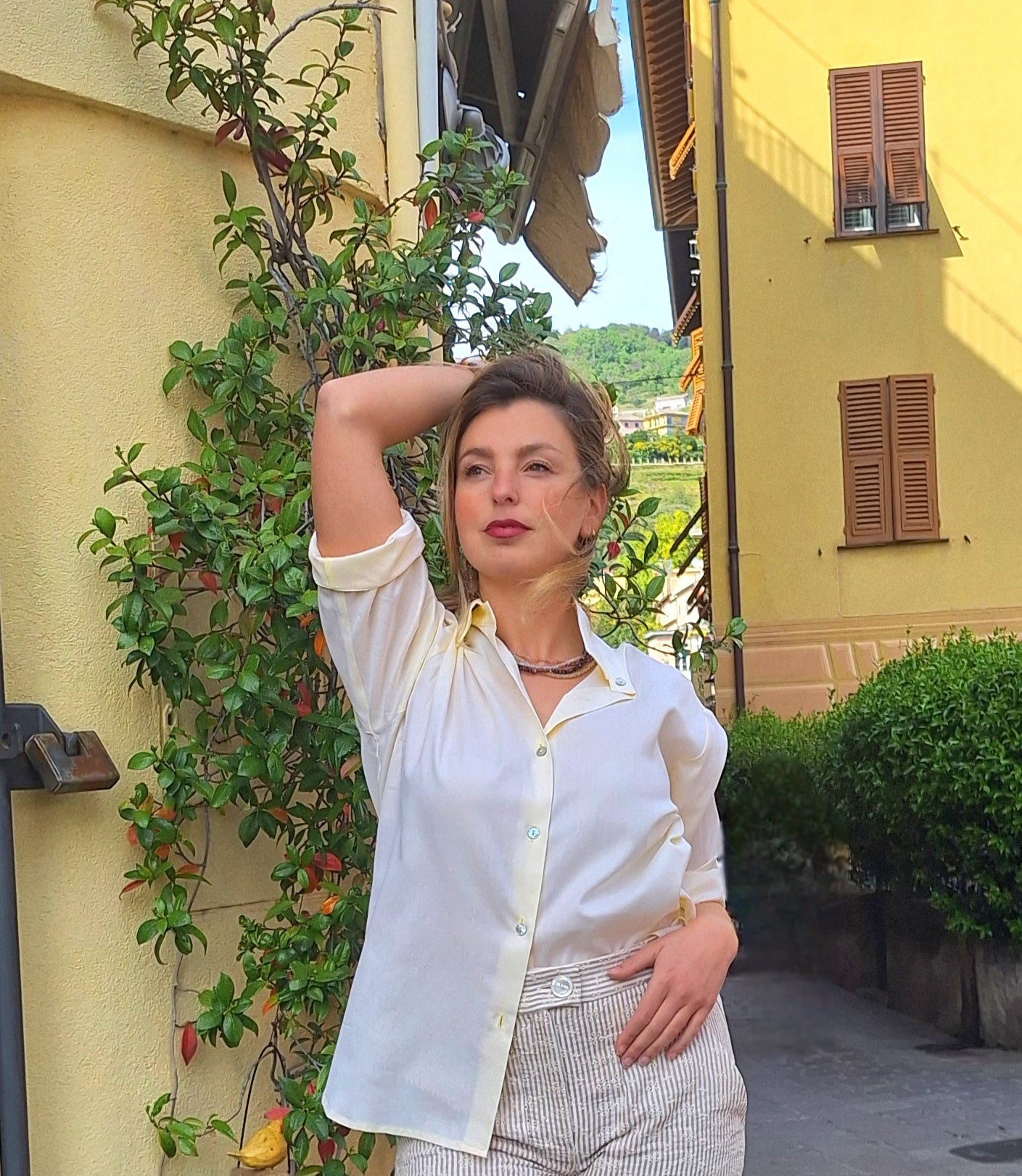 Camicia morbida in cotone Oxford