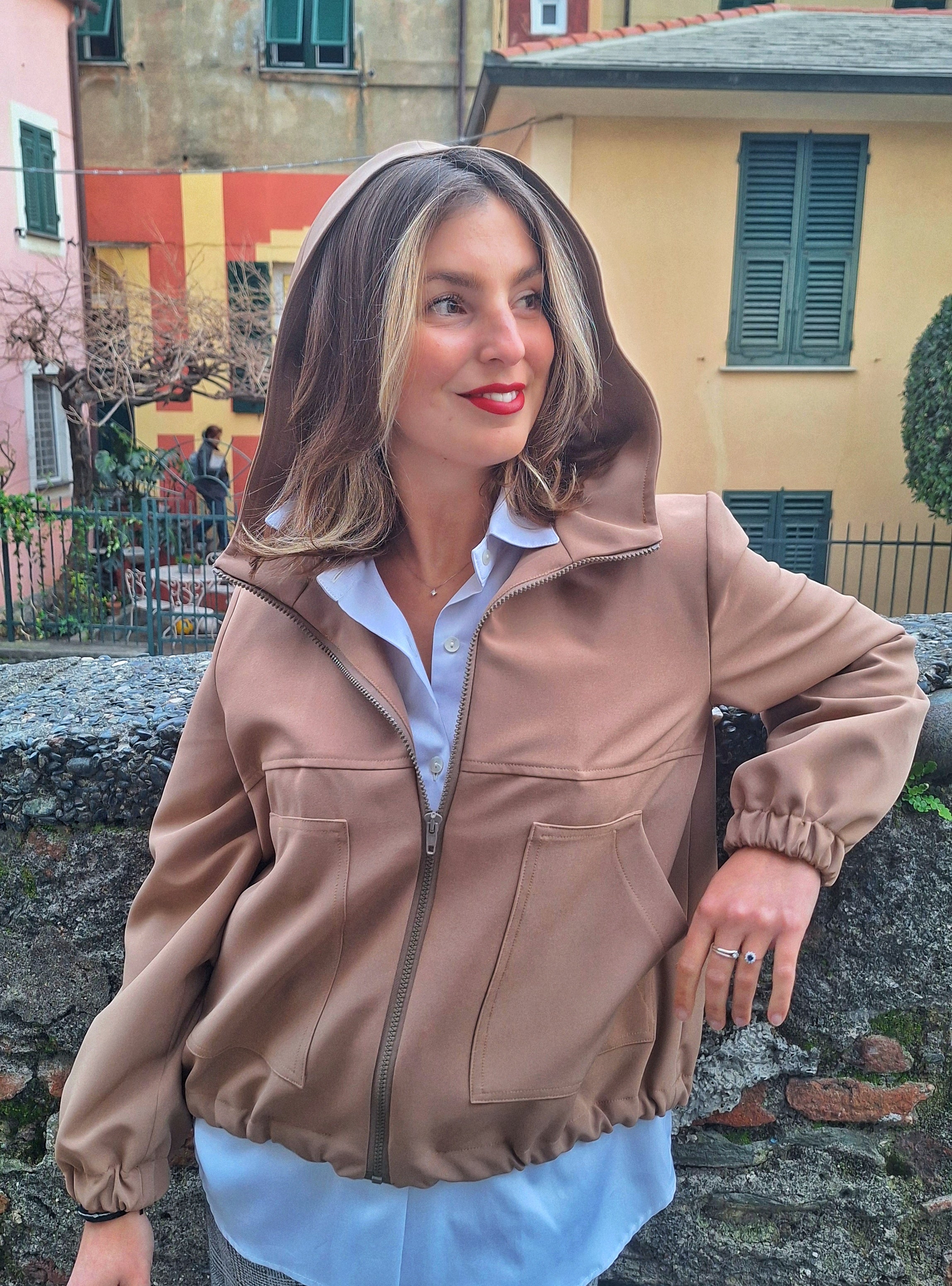 Blouson con cerniera