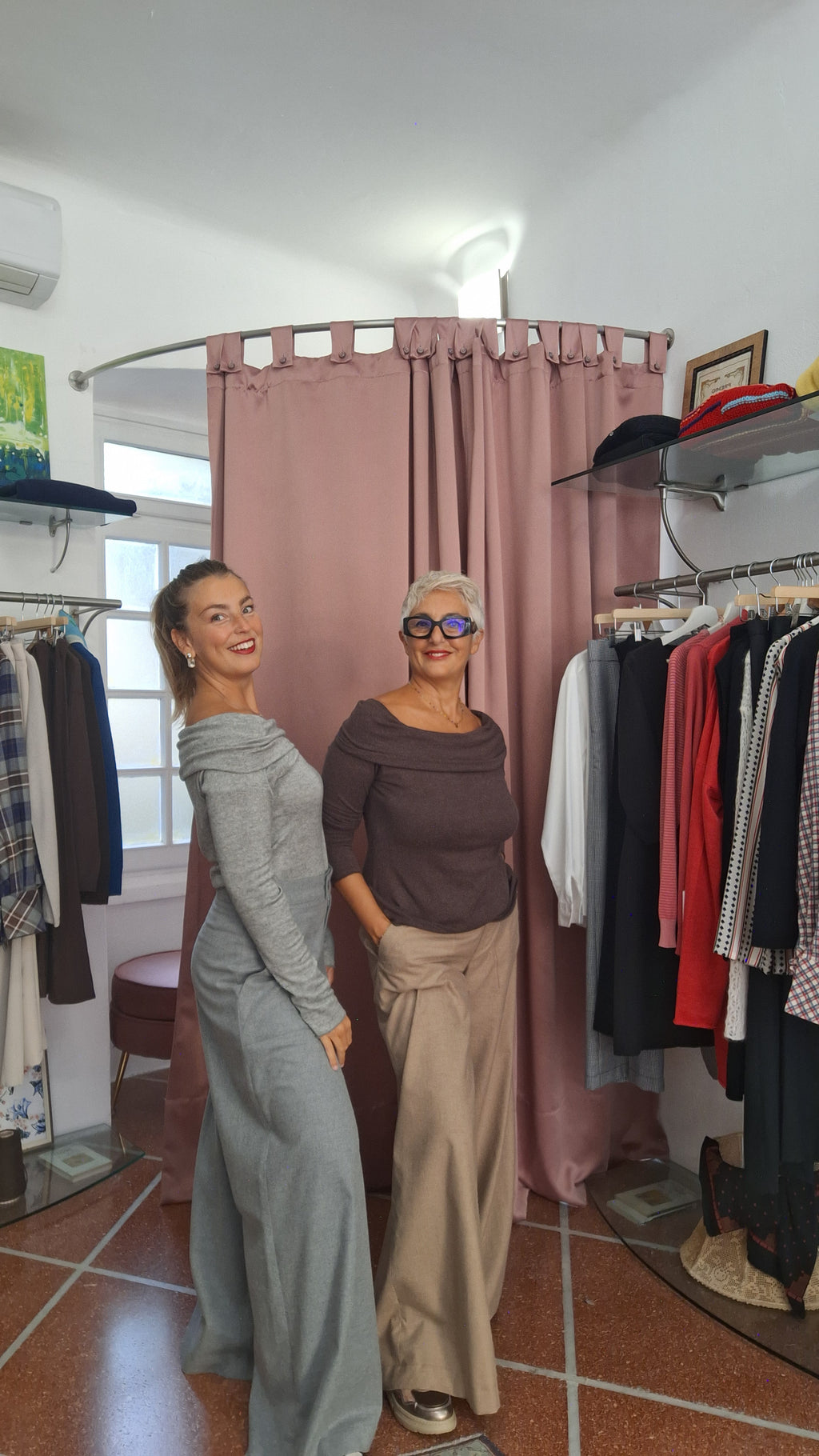 Pantalone ampio caldo cotone
