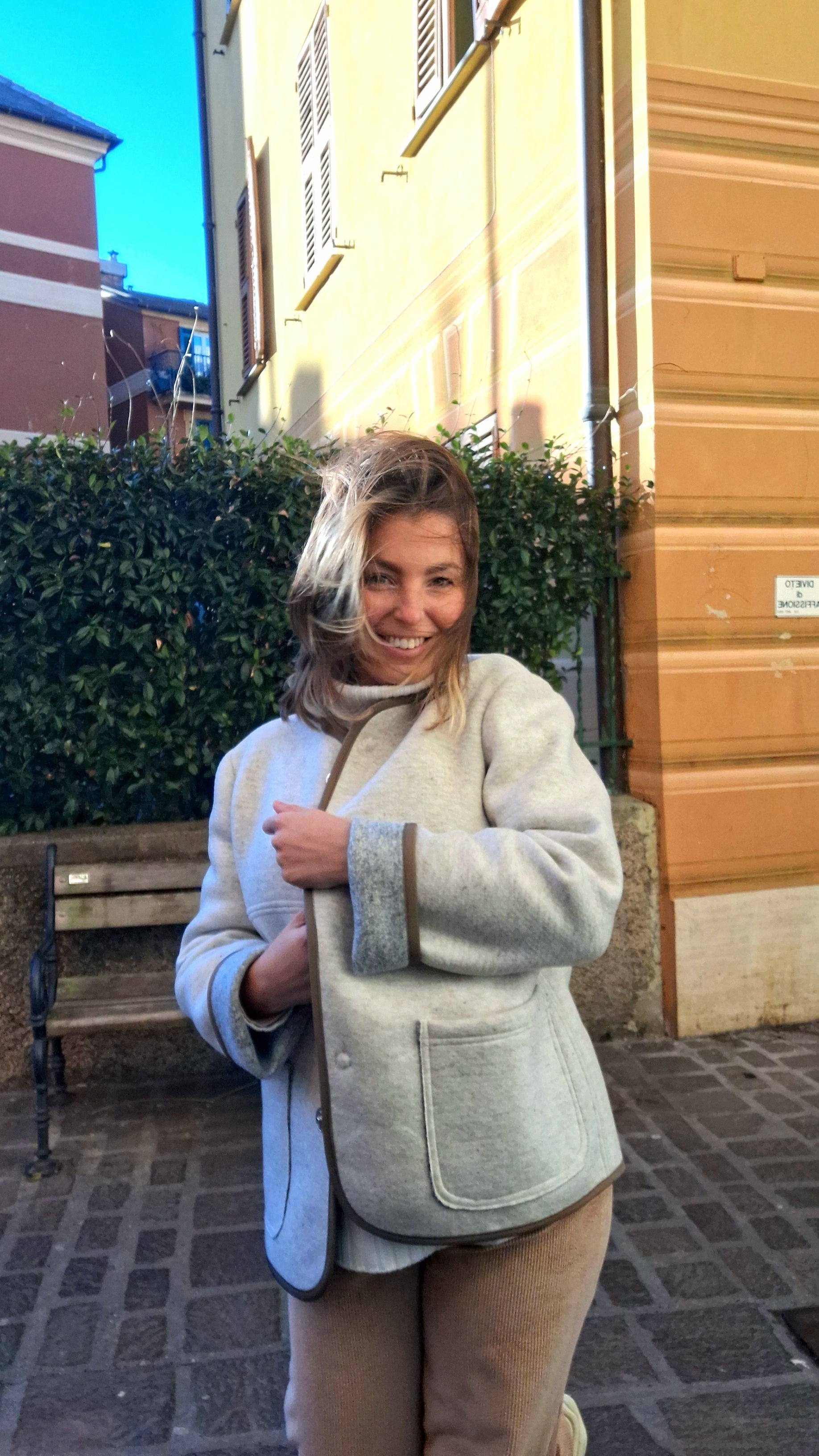 Giaccone doppia lana