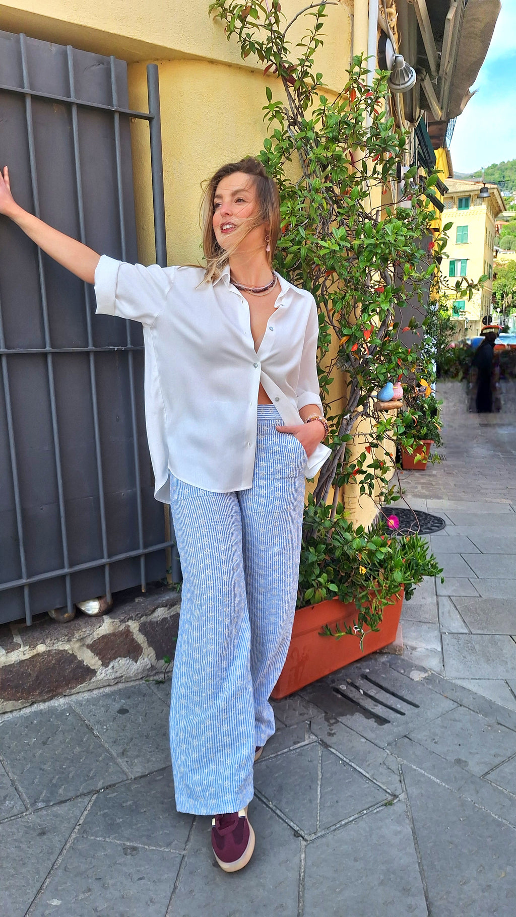 Camicia morbida in viscosa