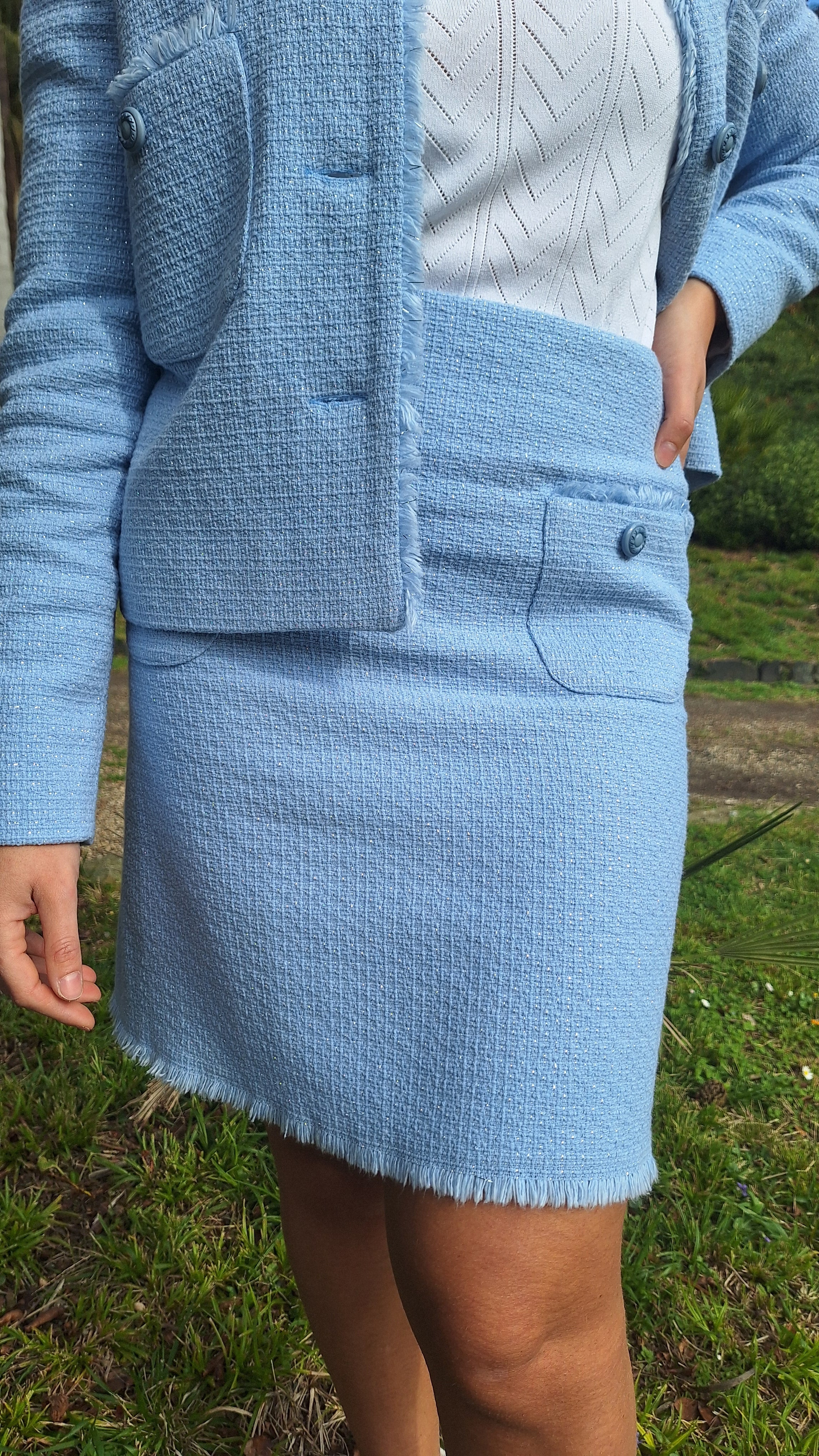 Gonna tessuto chanel