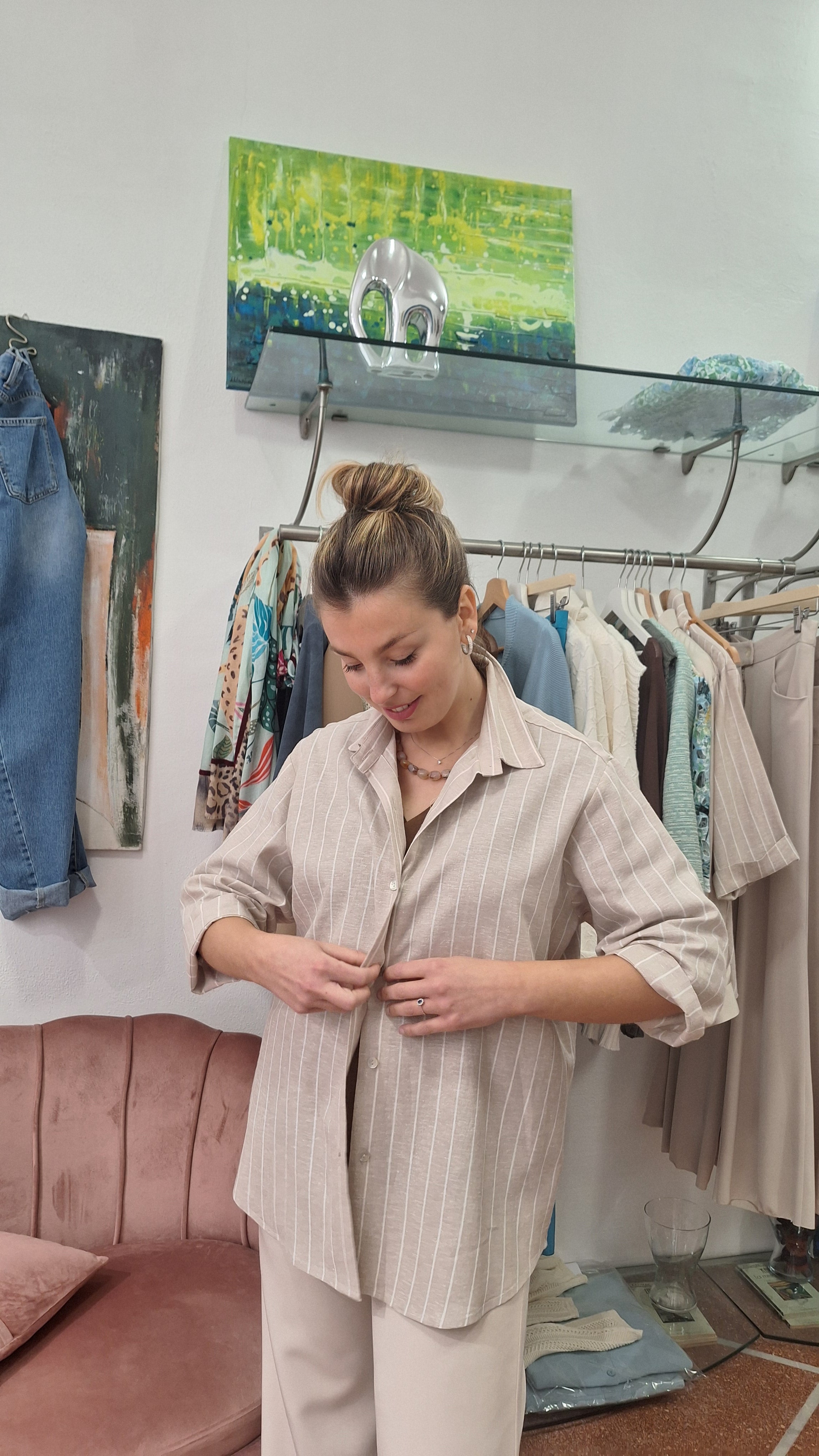 Camicia morbida in Lino