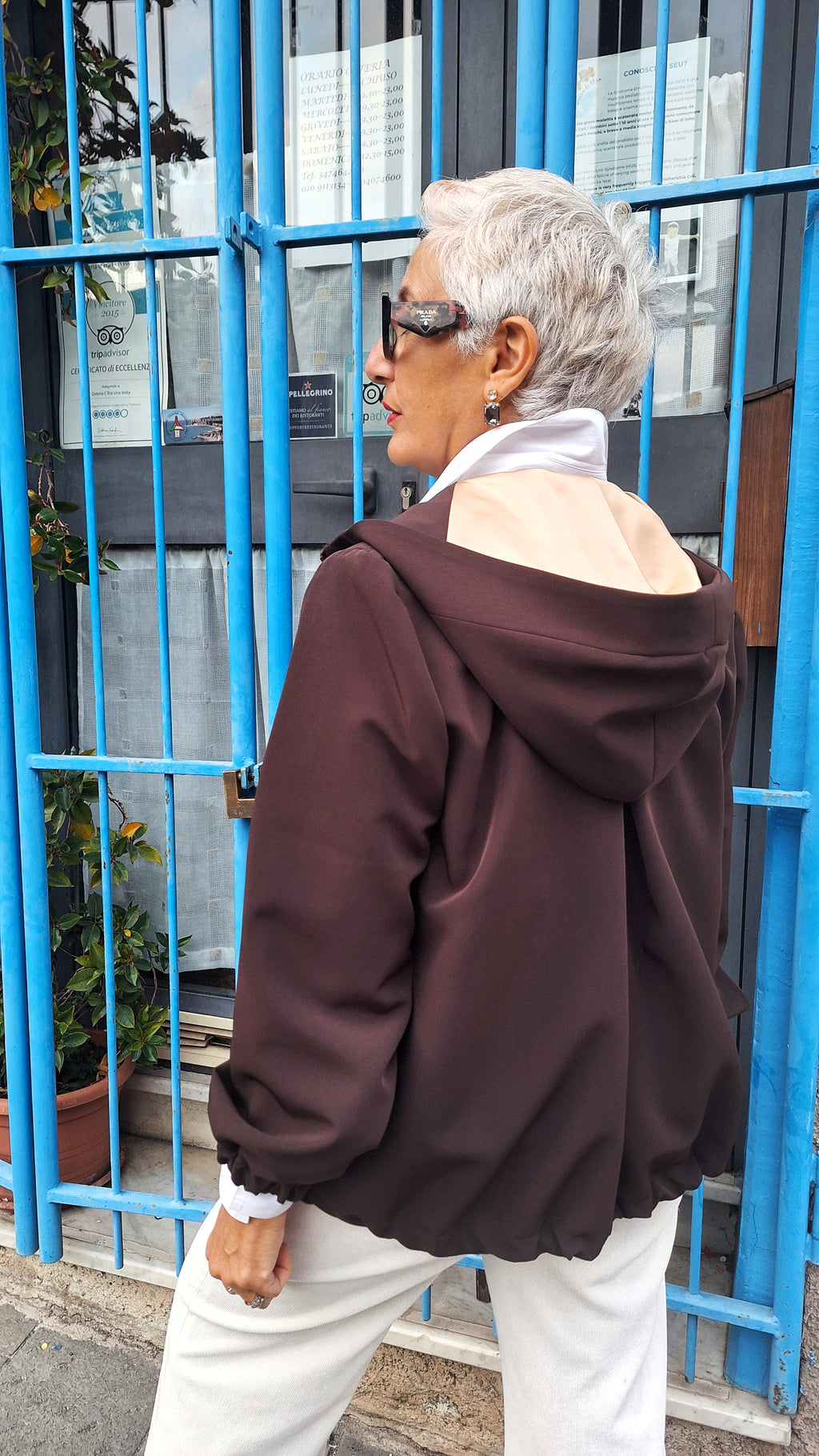 Blouson con cerniera