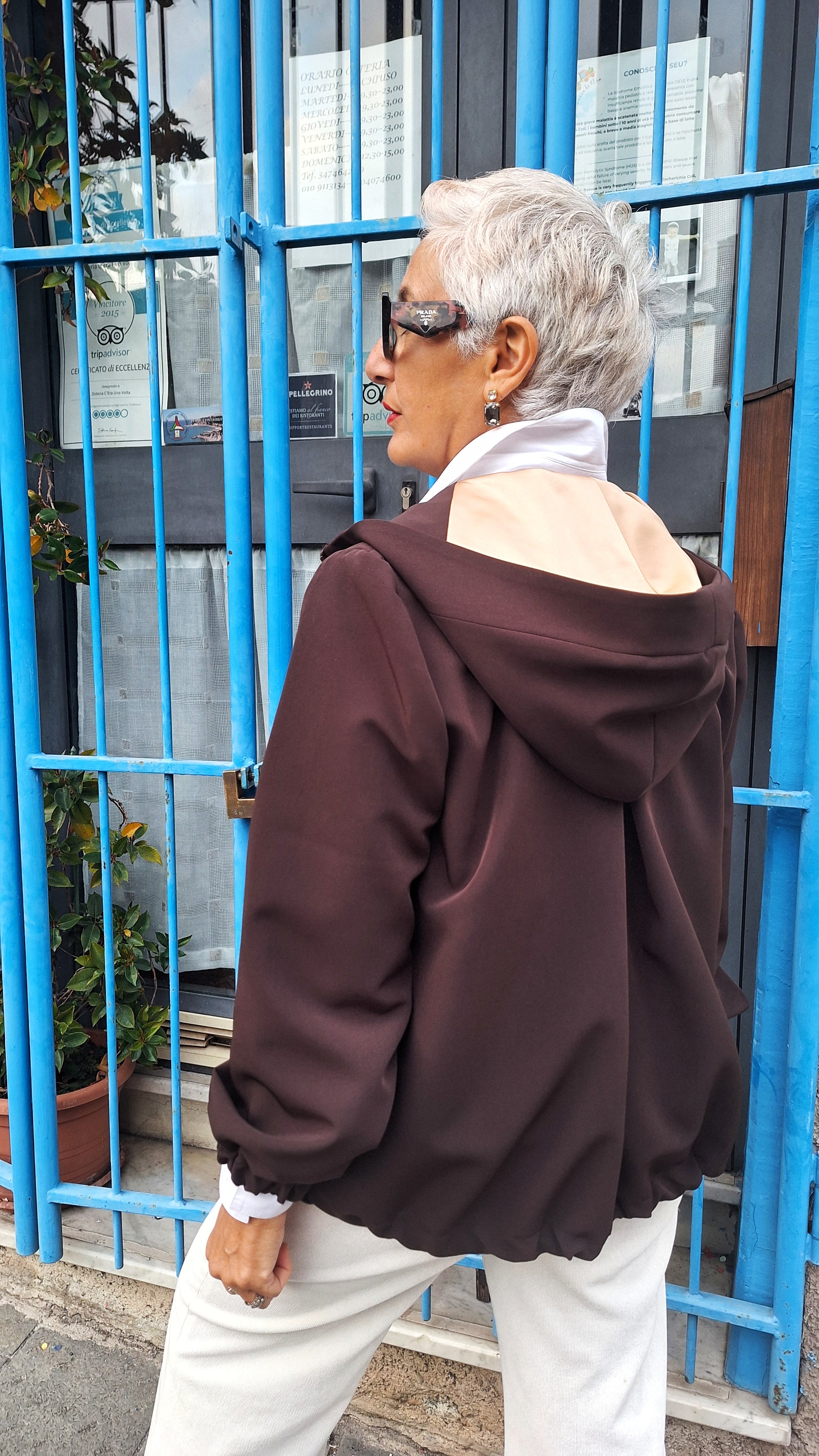 Blouson con cerniera