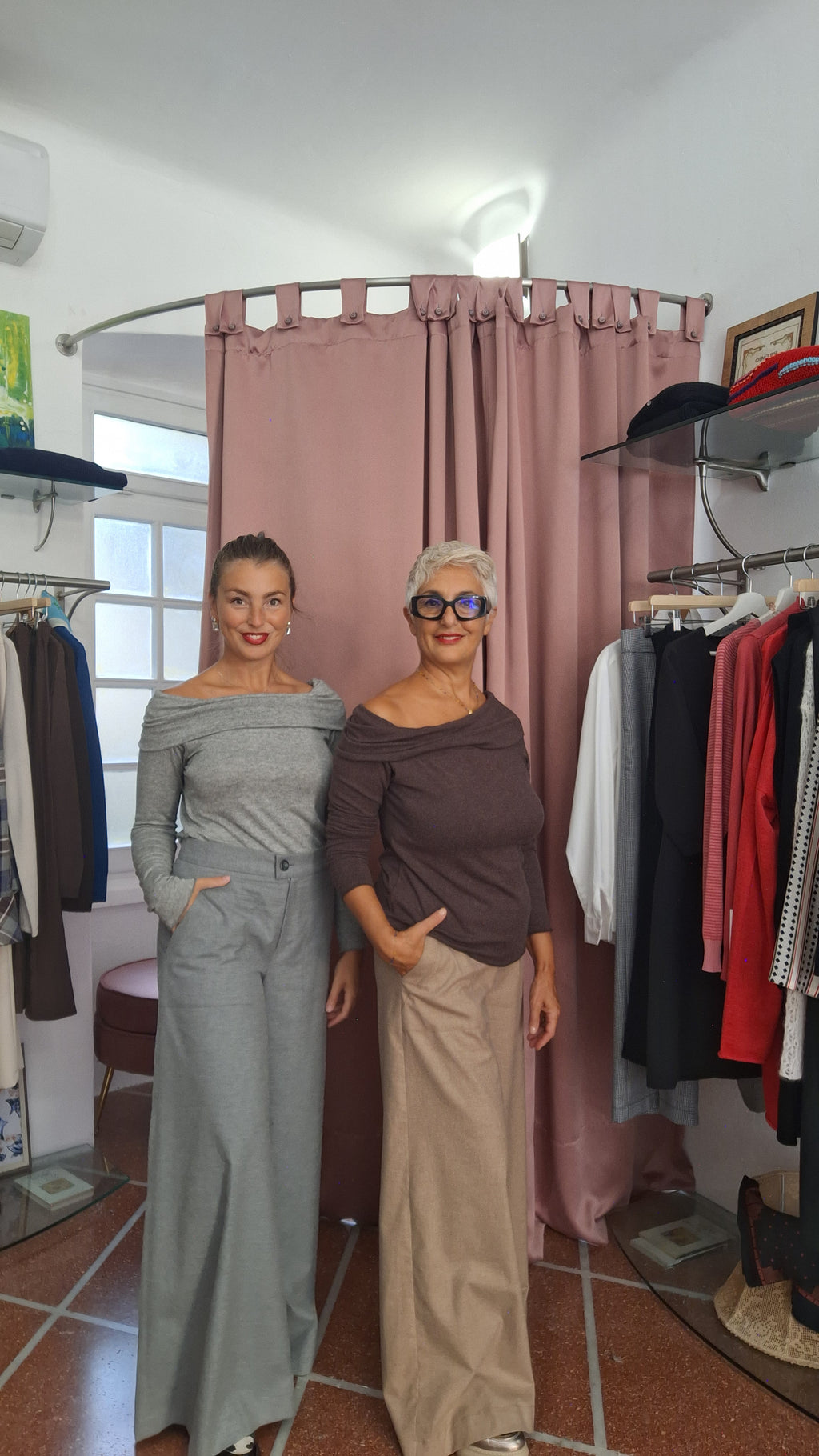 Pantalone ampio caldo cotone