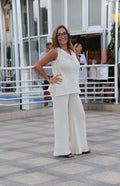 Pantalone in maglia di cotone