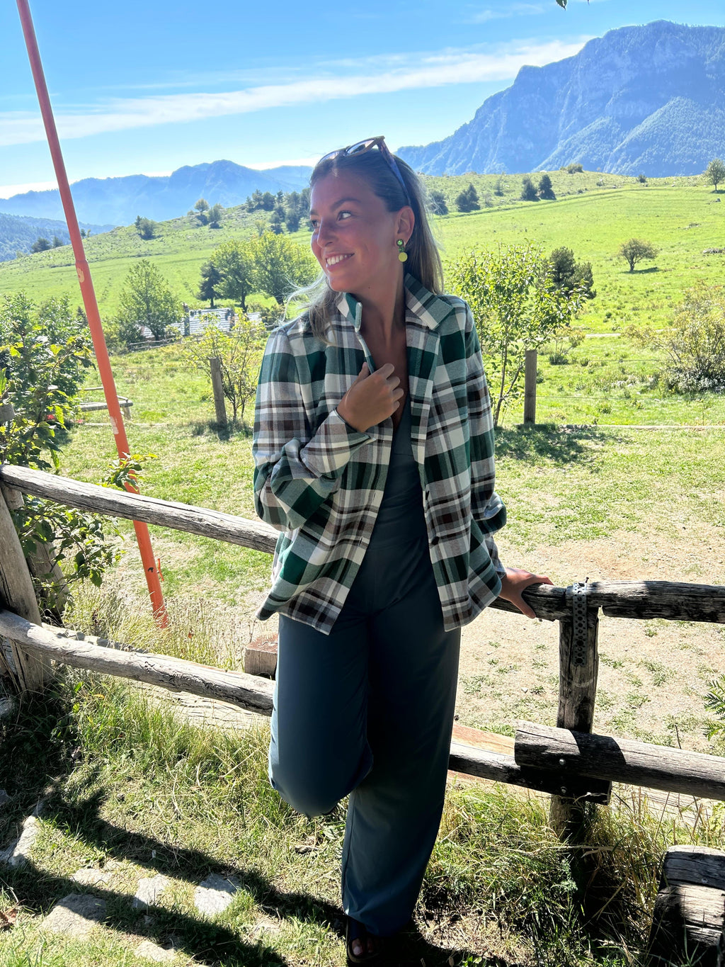 Camicia a quadri in caldo cotone