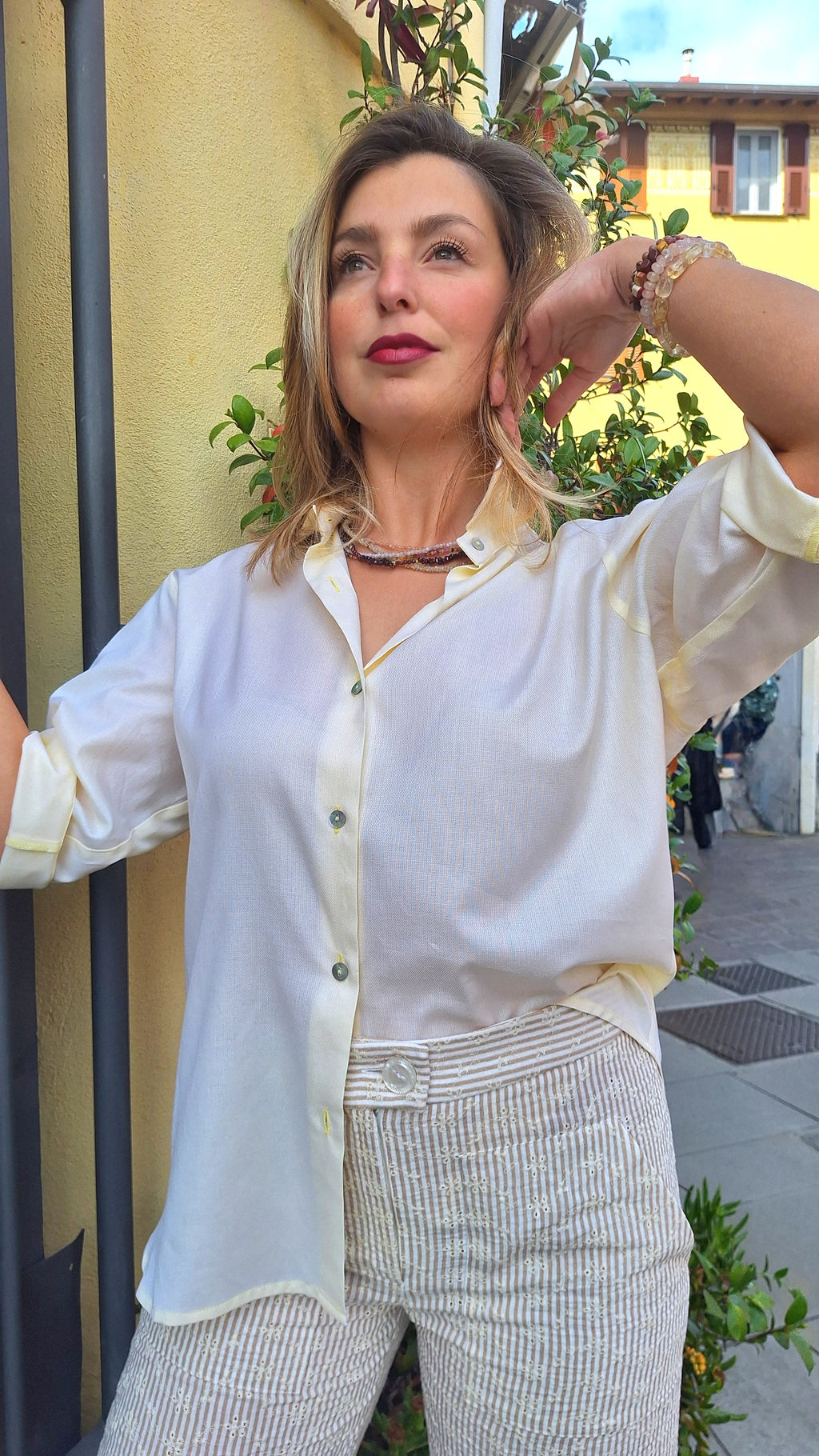 Camicia morbida in cotone Oxford