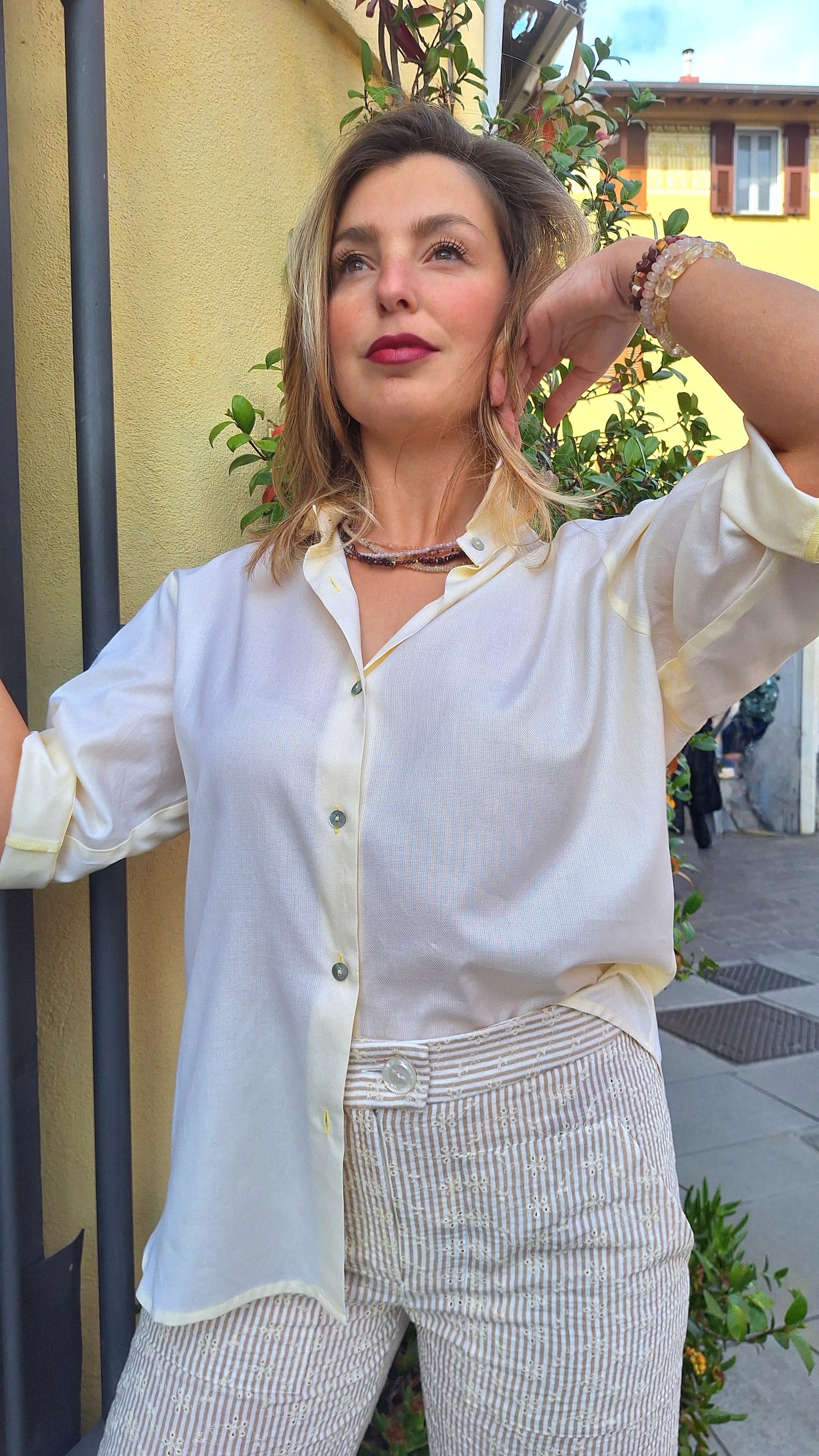 Camicia morbida in cotone Oxford