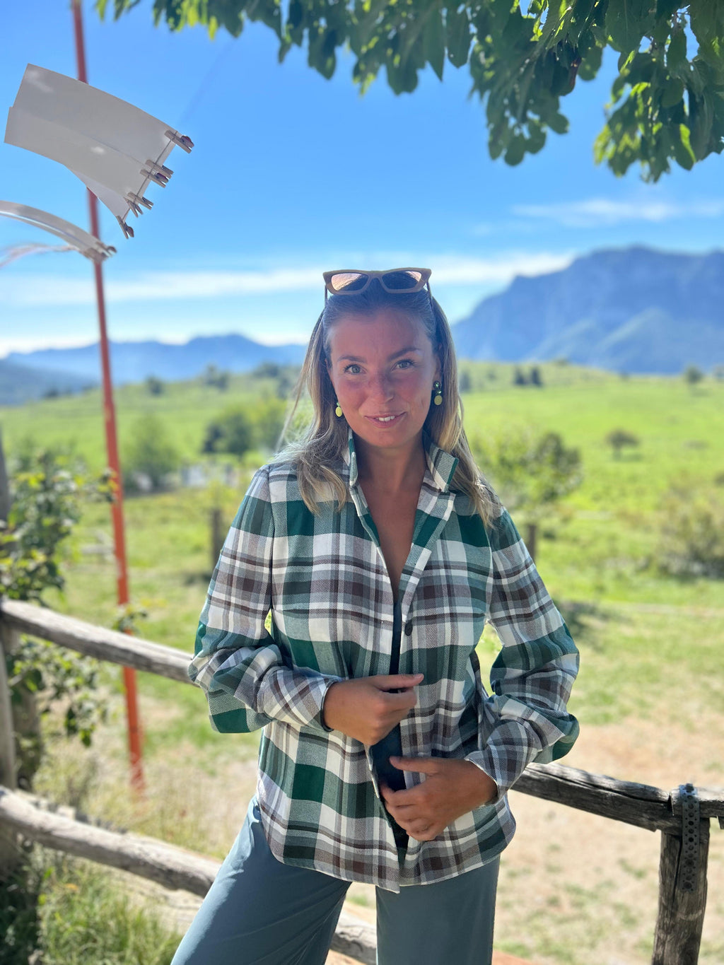 Camicia a quadri in caldo cotone