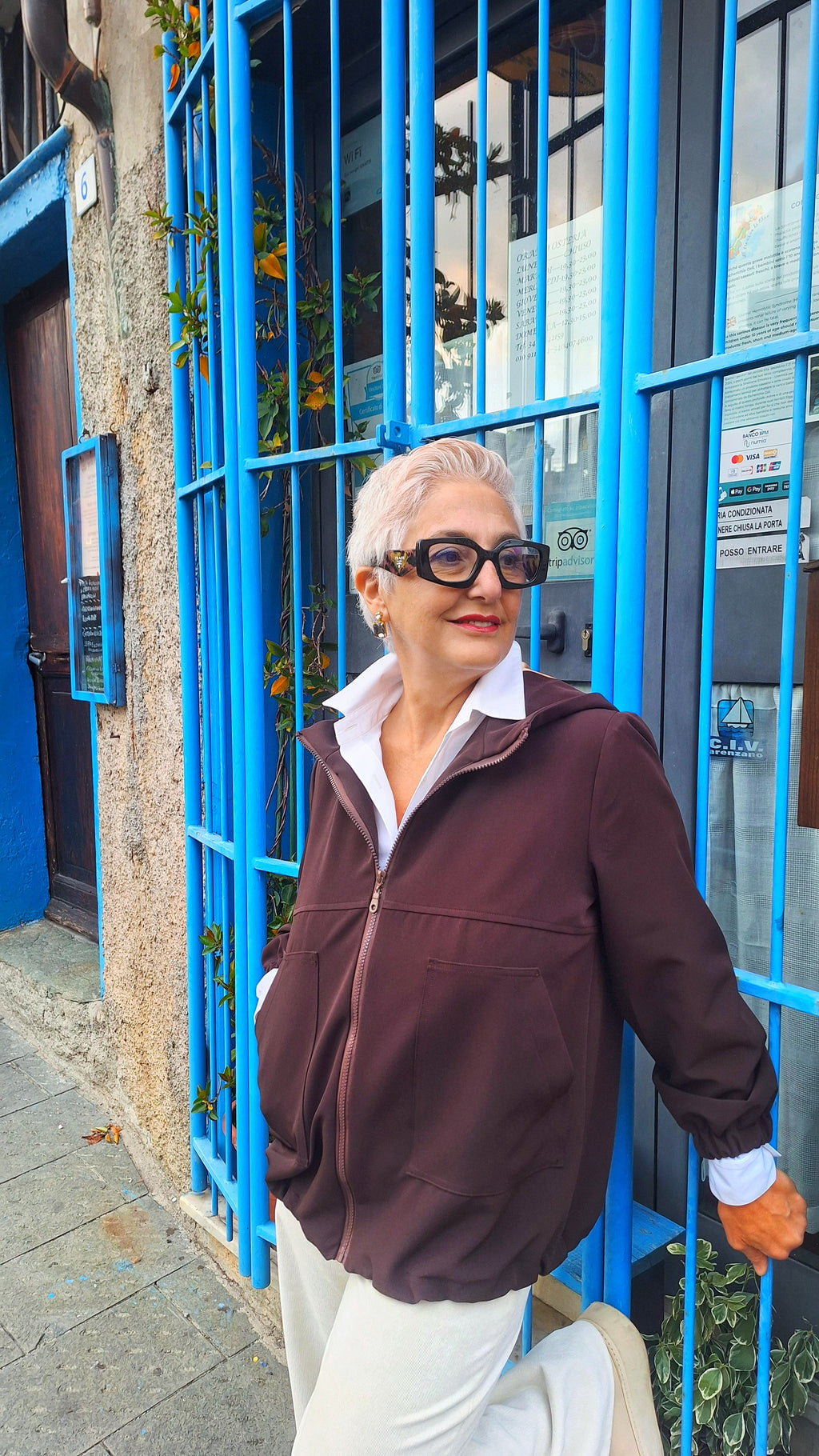 Blouson con cerniera