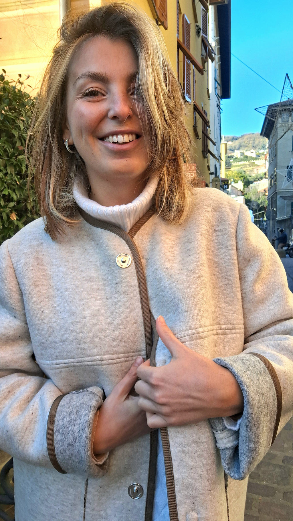 Giaccone doppia lana