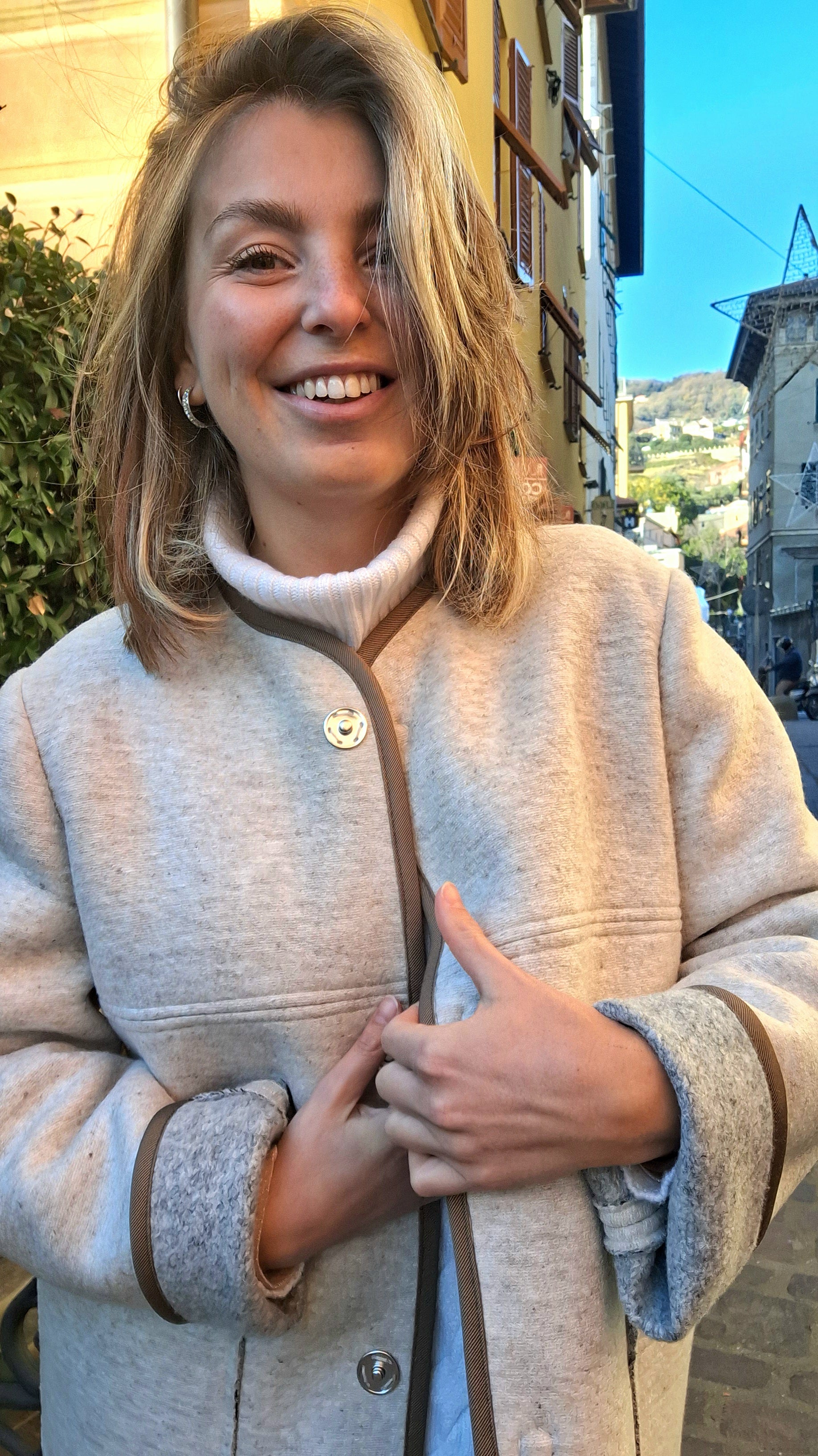 Giaccone doppia lana