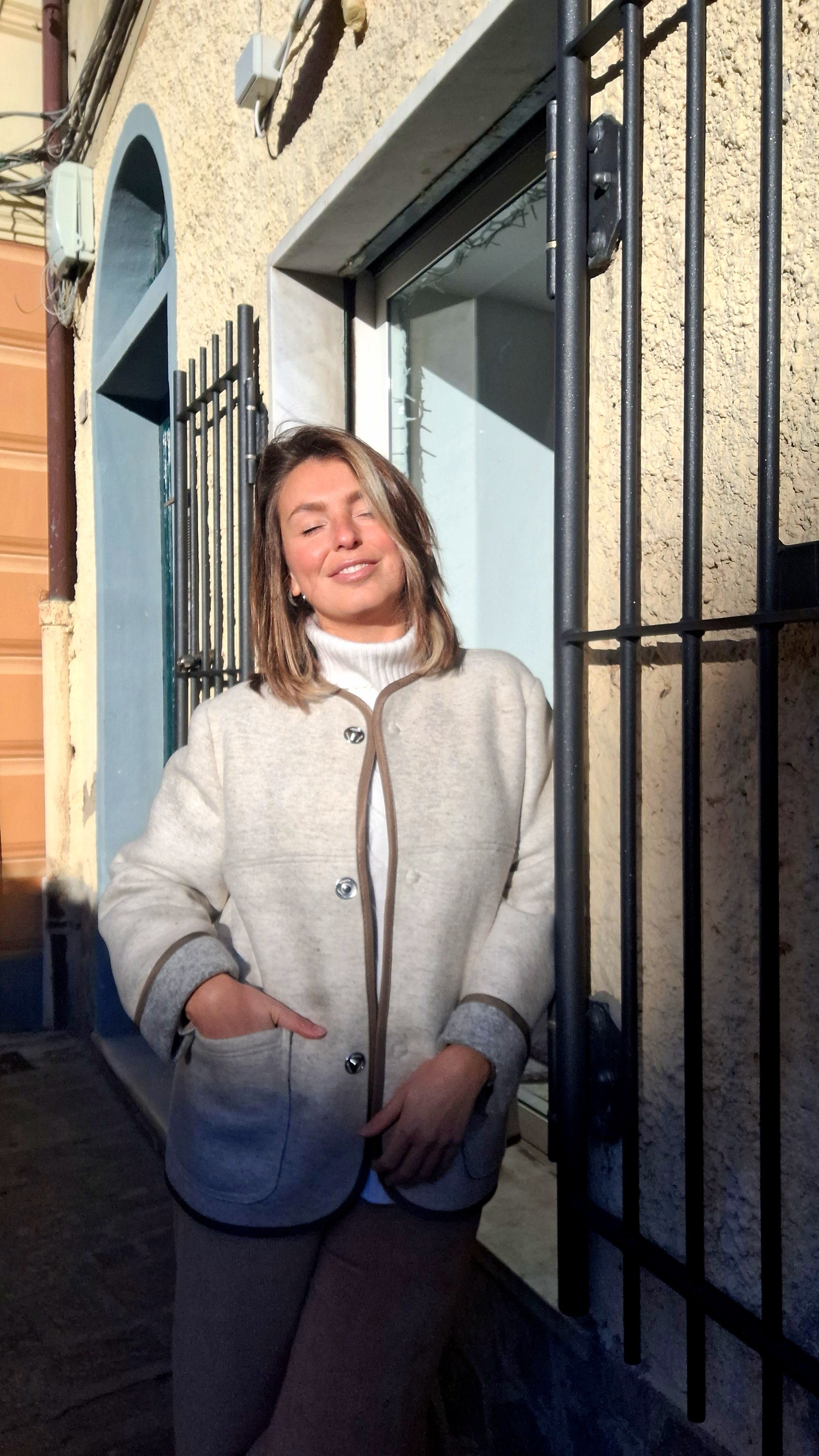 Giaccone doppia lana