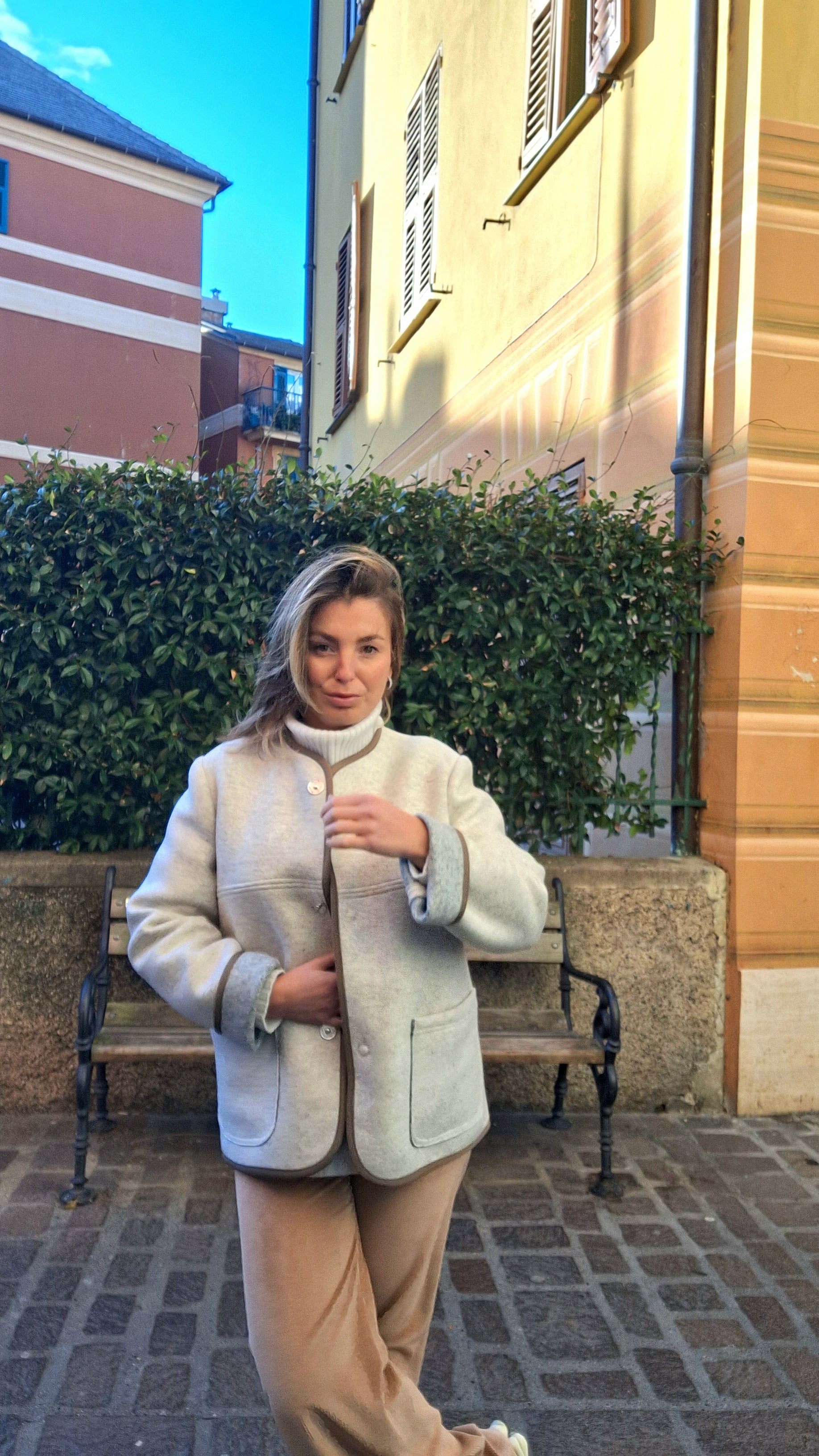 Giaccone doppia lana